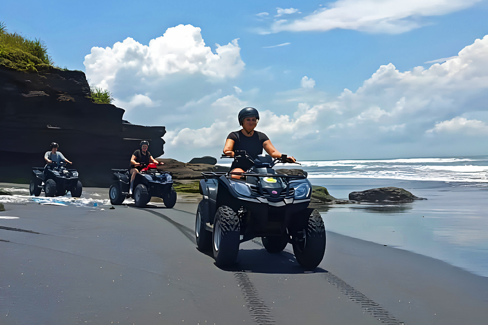 Paket Tour Jatiluwih + ATV Pantai + Sunset Tanah Lot